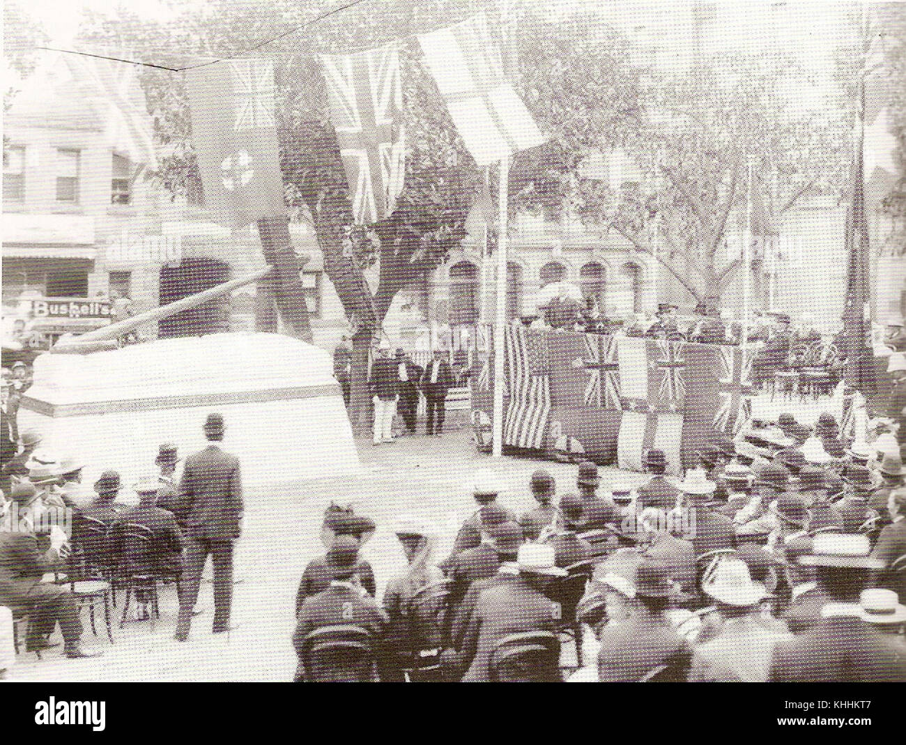 Inaugurazione di HMS Sirius' anchor Foto Stock