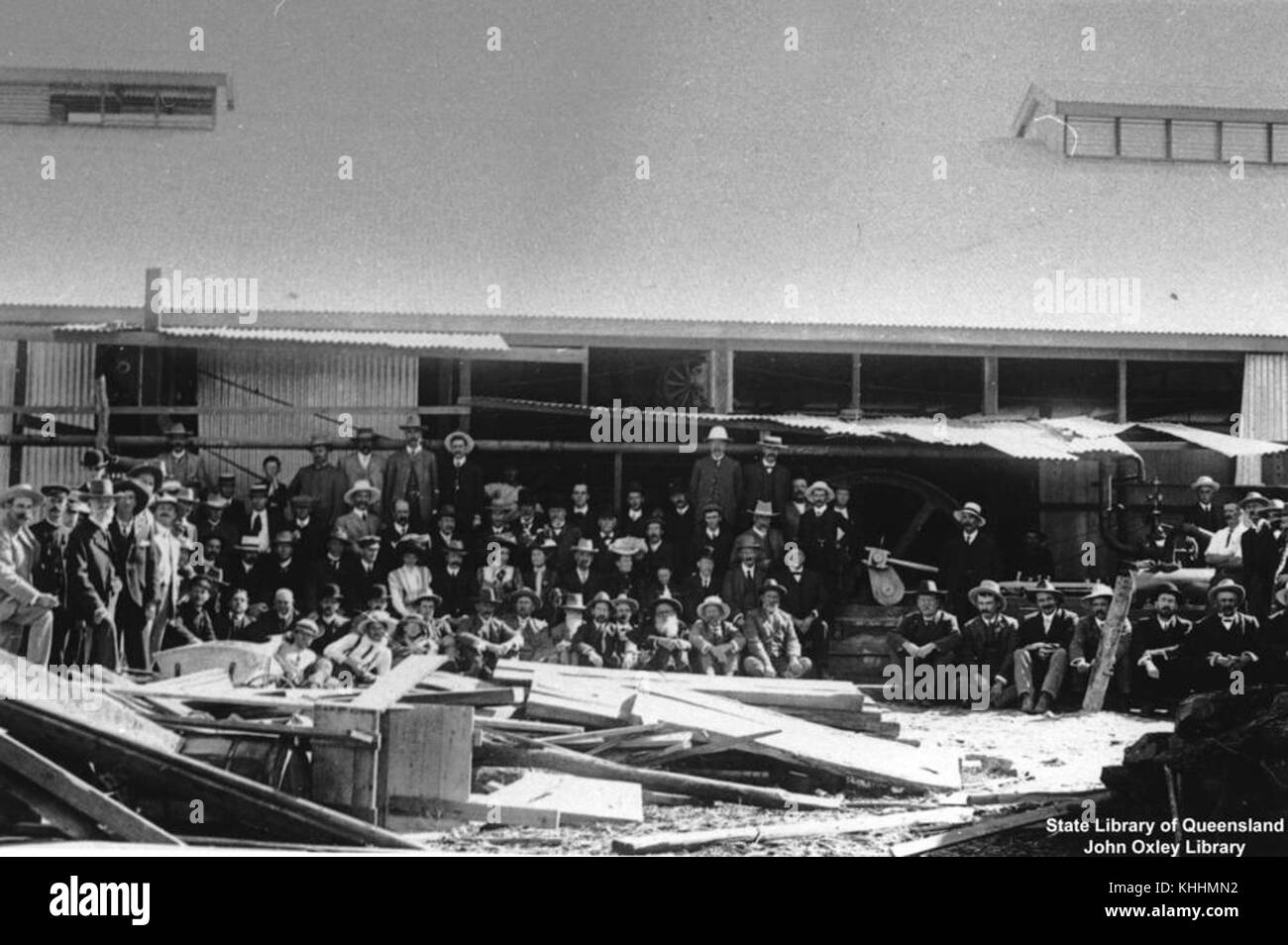 2 200595 Blackall lana proprietarie purga Company, Queensland, 1908 Foto Stock