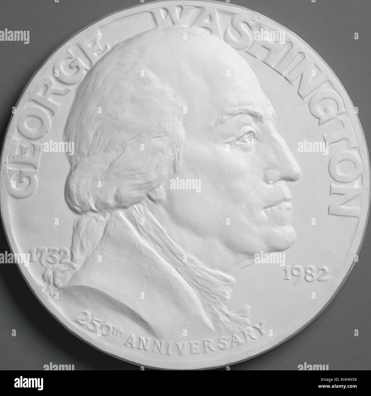 1982 Washington e grande Medaglia tenuta complementare Foto Stock