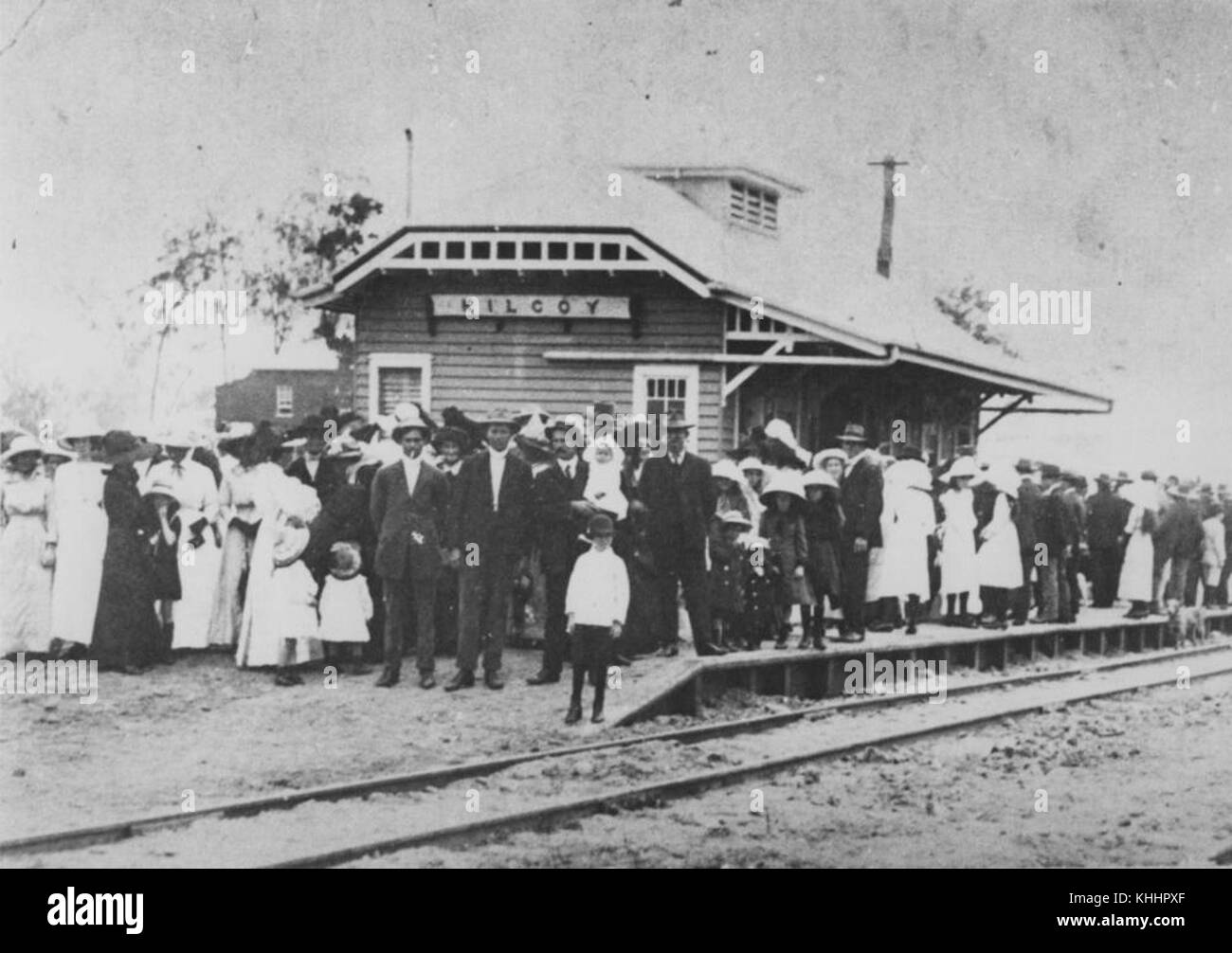 1 213648 Kilcoy stazione ferroviaria, Queensland, 1913 Foto Stock