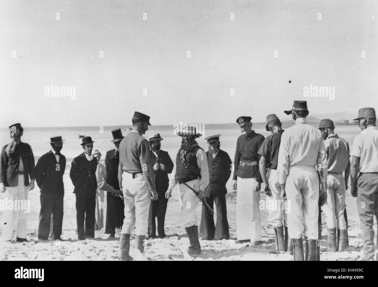 1 90824 rievocazione dello stabilimento di Bowen, 1951 Foto Stock