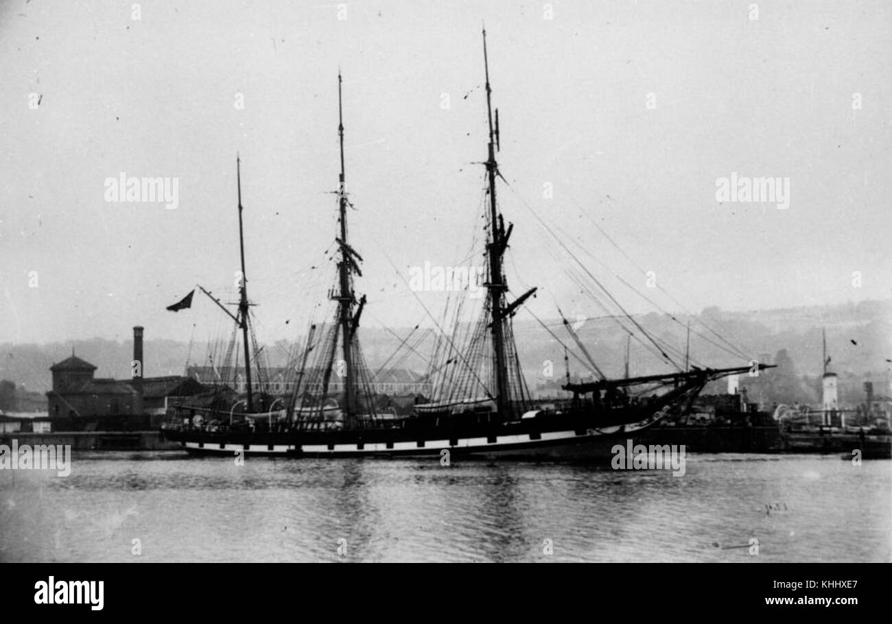 La Lady Penrhyn era una nave britannica, parte della First Fleet che trasportava detenuti in Australia, significativa nella storia coloniale. Foto Stock
