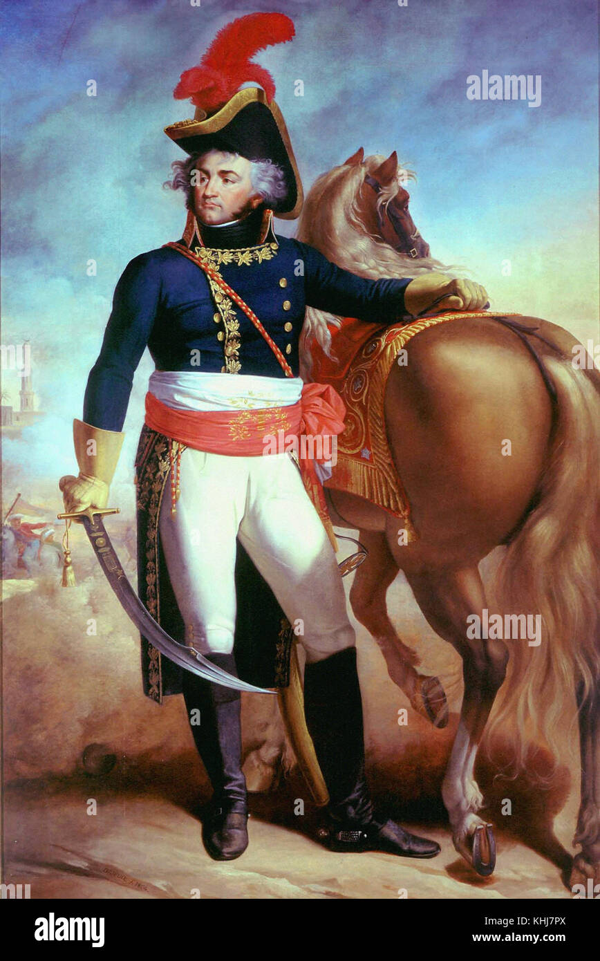 Antoine Ansiaux Ritratto di Jean Baptiste Kléber in uniforme di generale dell'esercito orientale 1804 Foto Stock
