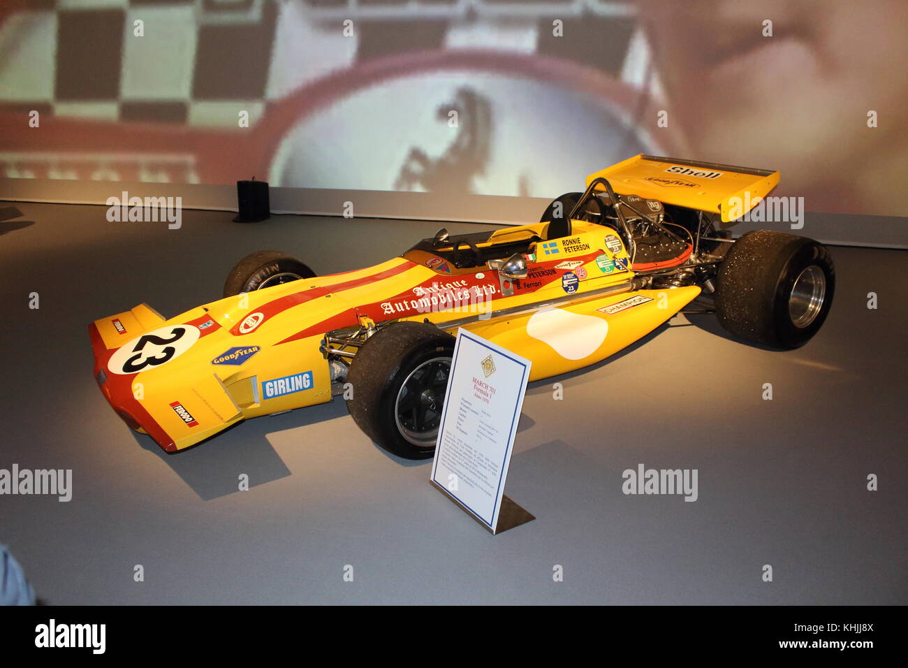 Marzo 701, formula 1,Ronnie Peterson Foto Stock