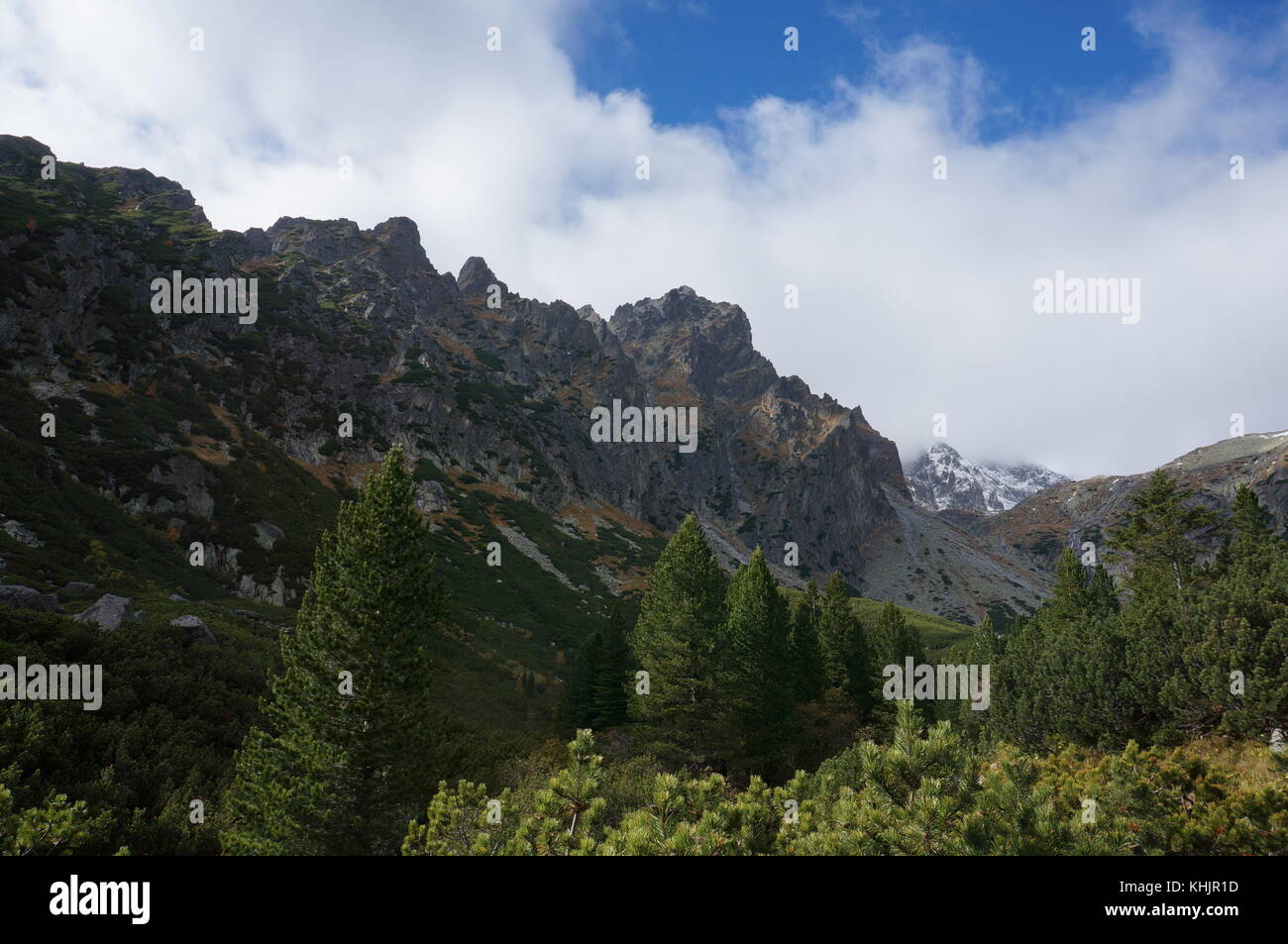 Escursioni in montagne Tatra Foto Stock