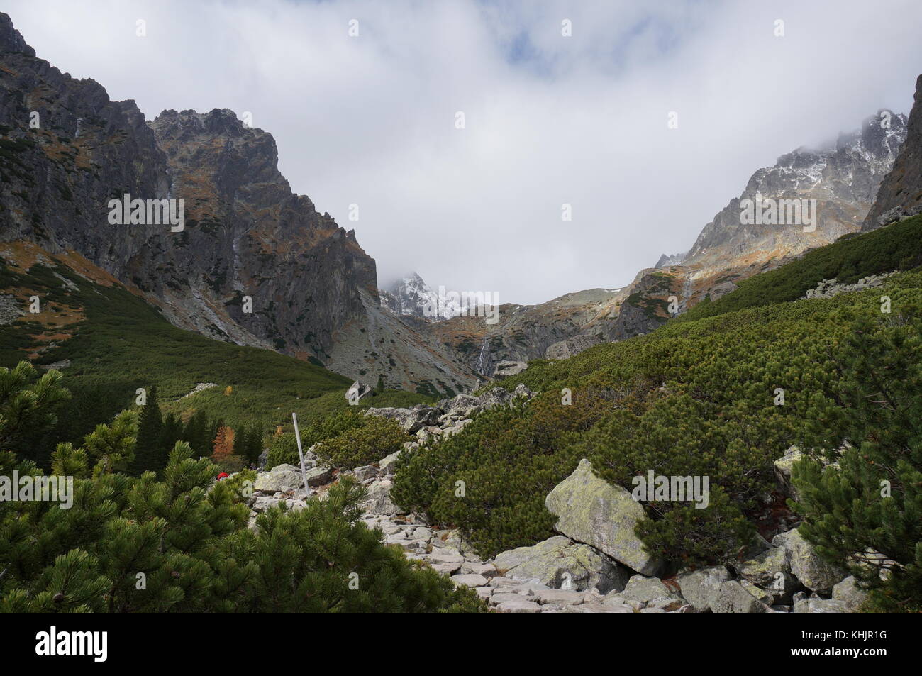 Escursioni in montagne Tatra Foto Stock
