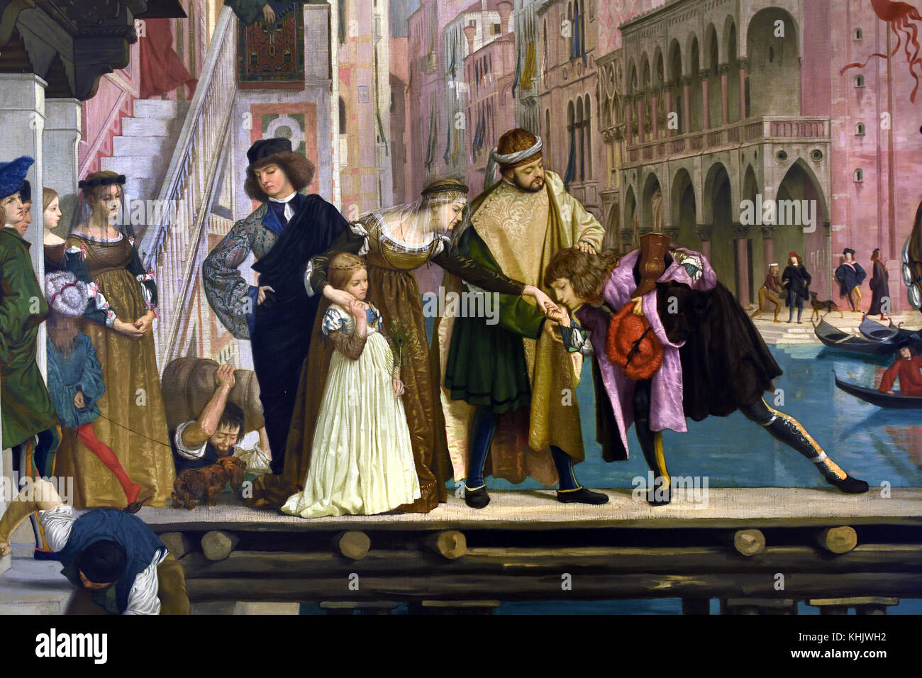Partenza del figlio prodigo - ritorno del figlio prodigo 1863 James Tissot 1834-1902 Francia - Francese Foto Stock