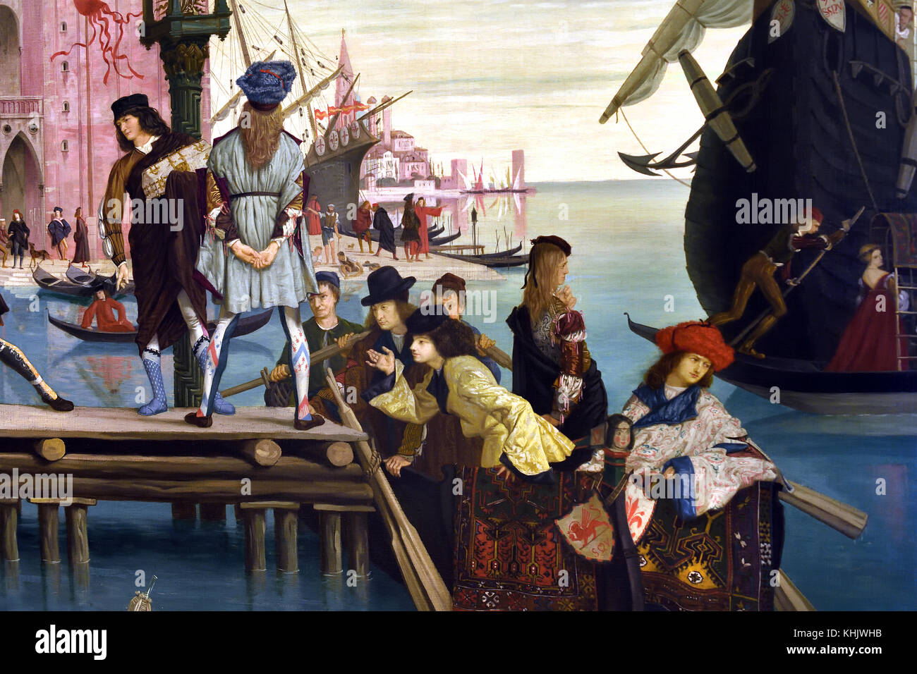 Partenza del figlio prodigo - ritorno del figlio prodigo 1863 James Tissot 1834-1902 Francia - Francese Foto Stock