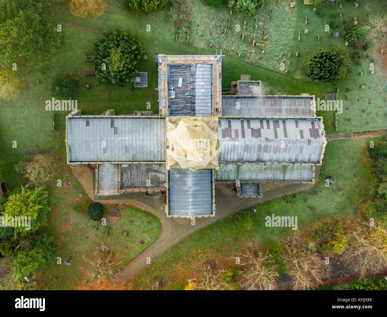 Tutti i santi della chiesa parrocchiale, leighton buzzard, Regno Unito Foto Stock