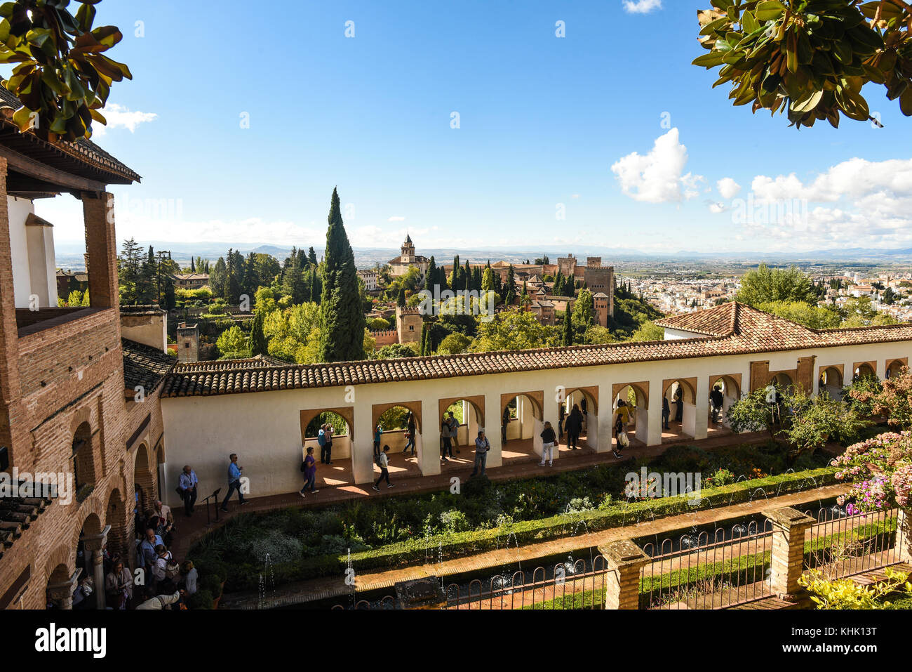 Alhambra di Granada Foto Stock