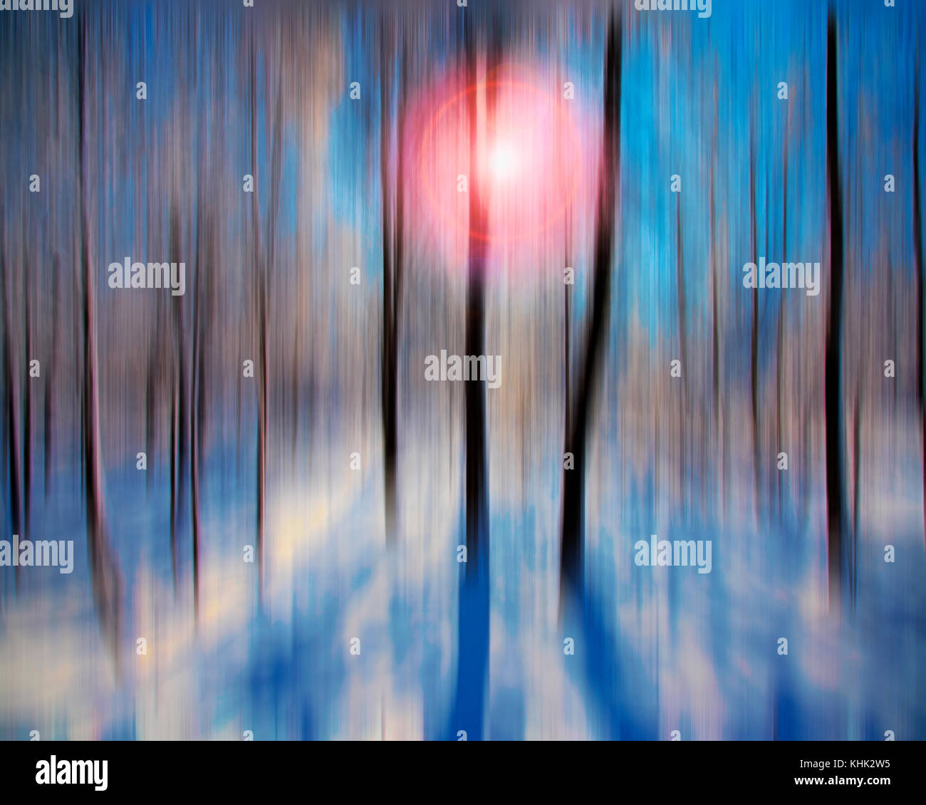 ARTE FOTOGRAFICA: Winter Wonderland (Bad Toelz, Baviera, Germania) Foto Stock