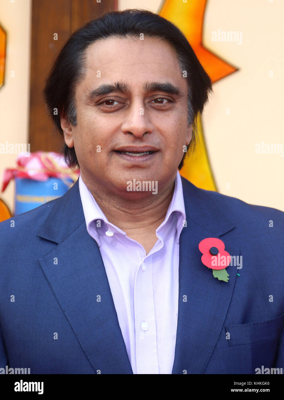 Nov 05, 2017 - sanjeev bhaskar frequentando 'paddington 2' premiere mondiale, bfi southbank in London, England, Regno Unito Foto Stock