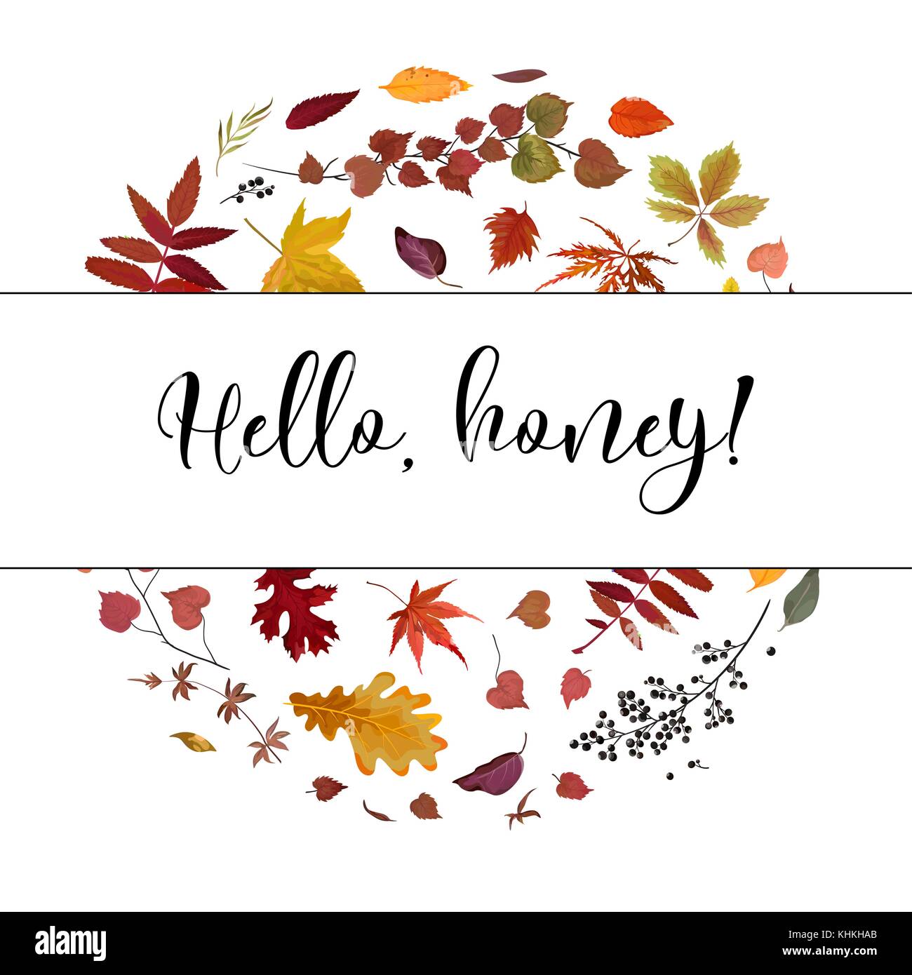 Vettore acquerello floreale scheda di stile design autunno: i colori rientrano varie giallo arancione marrone e rossa foglie albero di foresta rami naturali ghirlanda rotonda gree Illustrazione Vettoriale Vettore acquerello floreale scheda di stile design autunno: i colori rientrano varie giallo arancione marrone e rossa foglie albero di foresta rami naturali ghirlanda rotonda gree Illustrazione Vettoriale