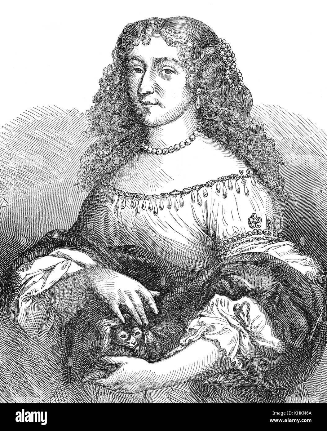 Christina o Kristina di Svezia, 1626 - 1689, Regina di Svezia Foto Stock