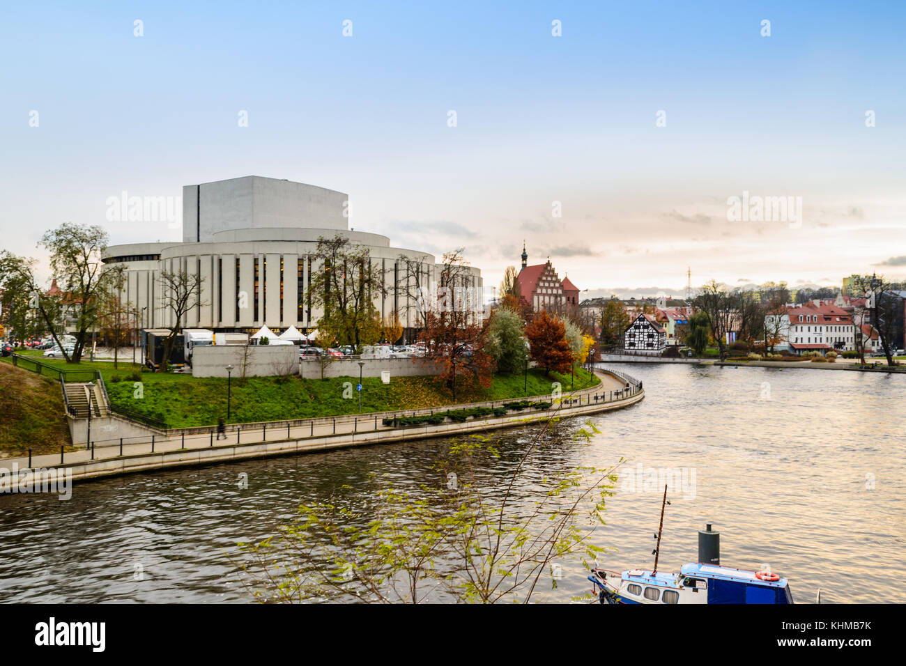 Opera house nella città di Bydgoszcz (Polonia) Foto Stock