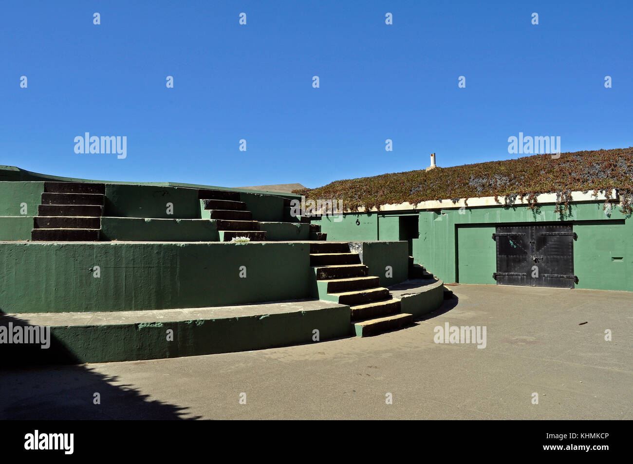 Storico di fortificazione militare, Golden Gate National Recreation Area, San Francisco, CA Foto Stock