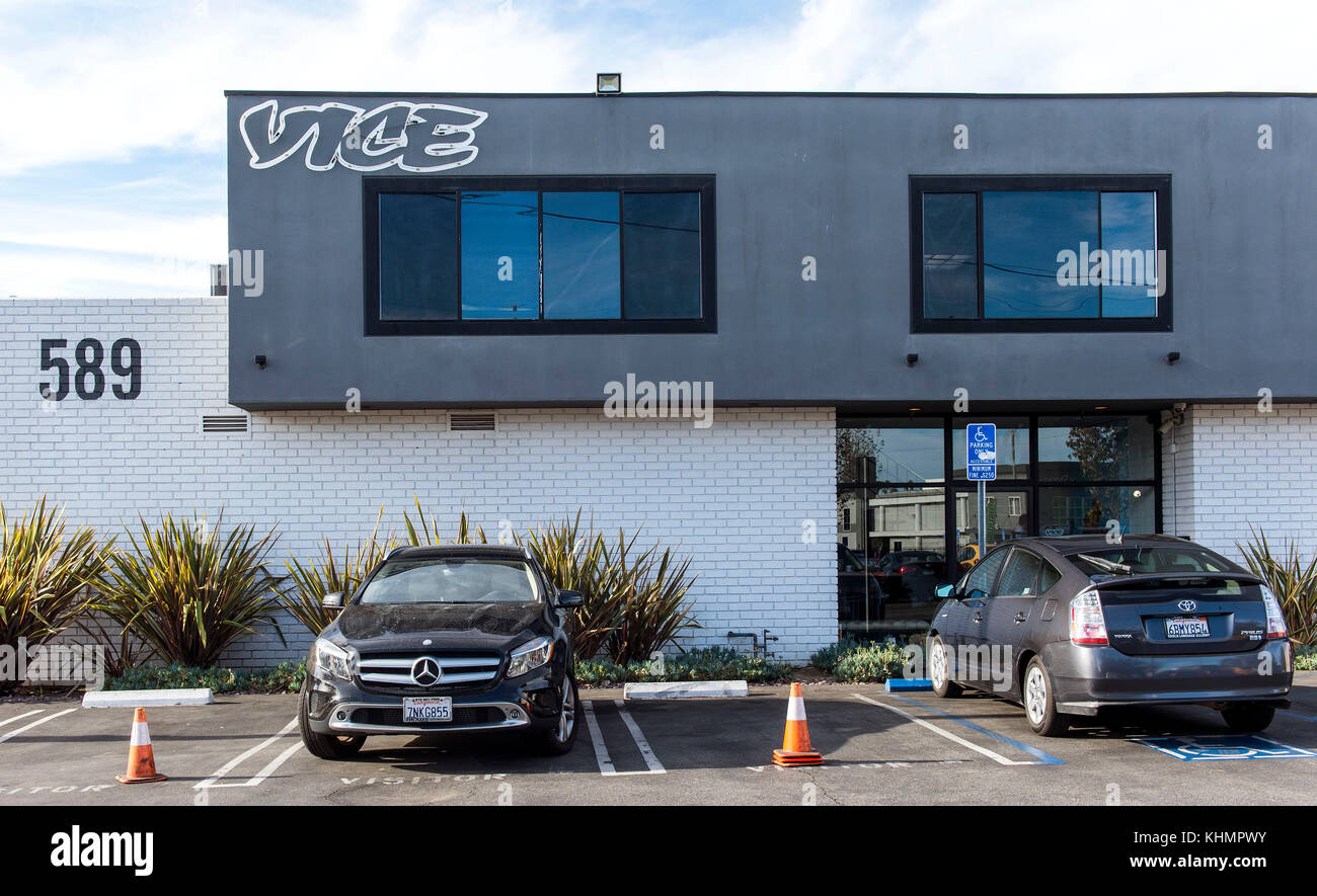 Venice, California, Stati Uniti. 17 novembre 2017. Gli uffici di Venice, California, della VICE News. Crediti: Brian Cahn/ZUMA Wire/Alamy Live News Foto Stock