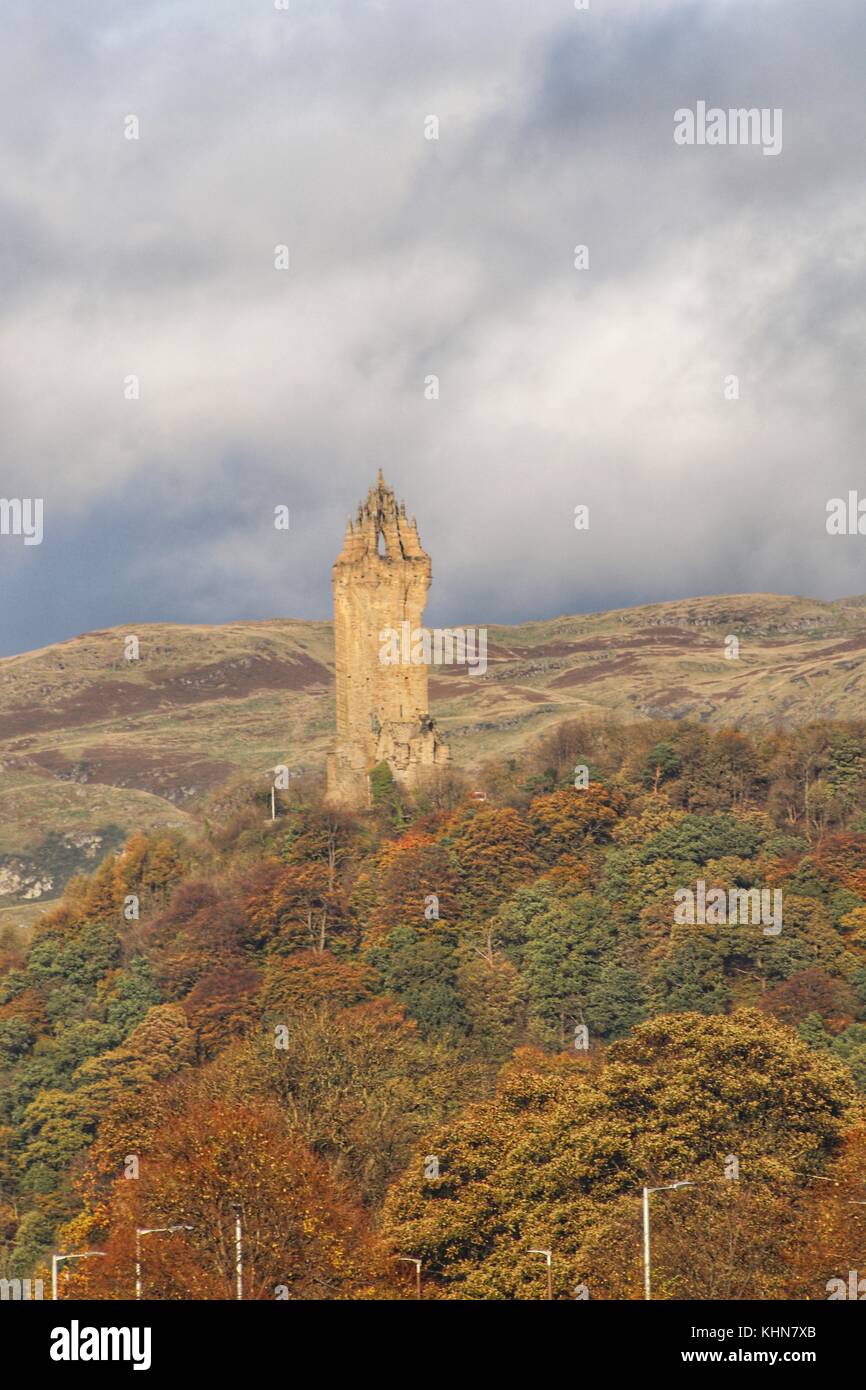Il Monumento Wallace, Stirling, Scozia, storico Foto Stock