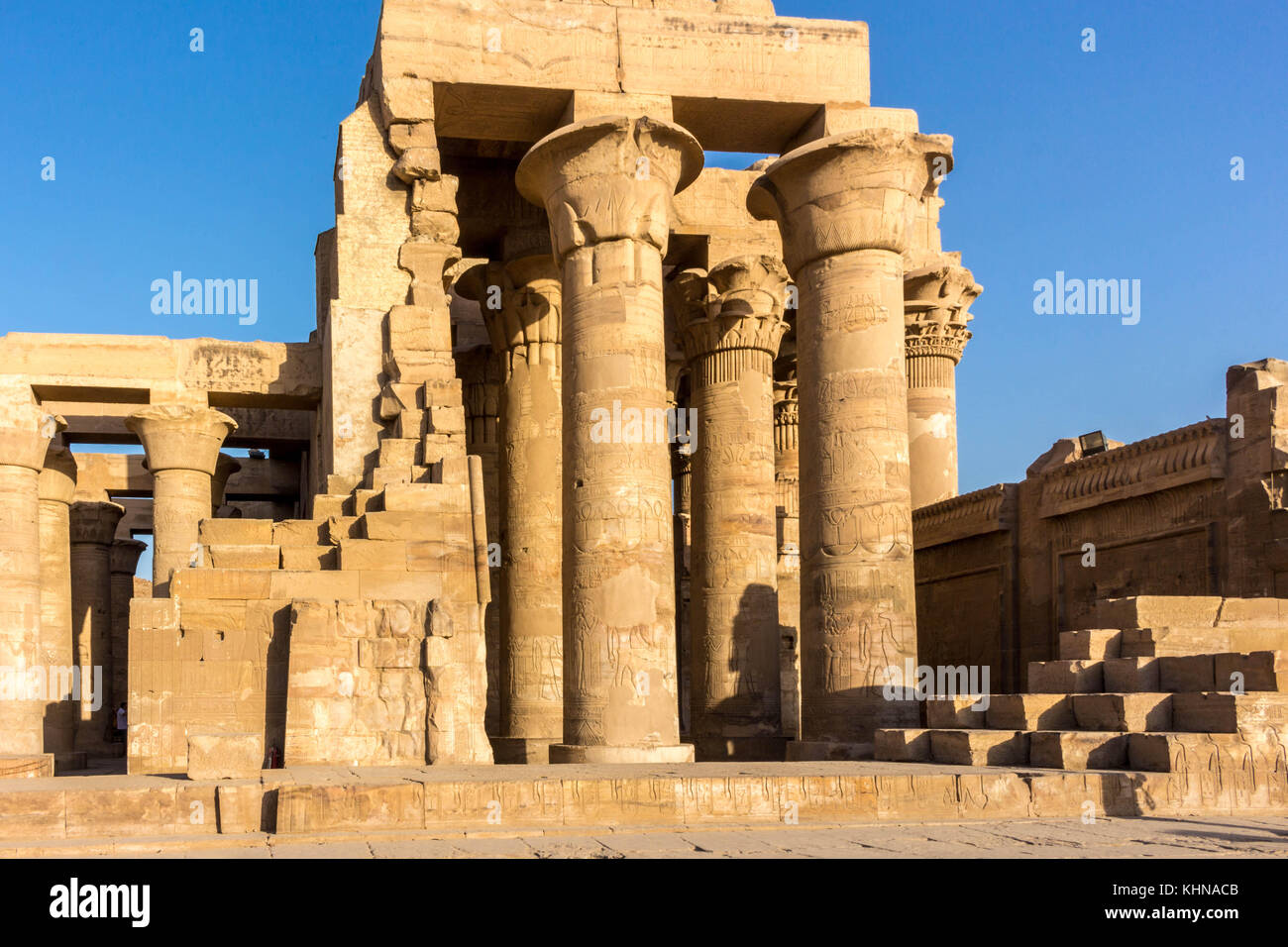 Egitto tempio di Luxor e Karnak, di Edfu e Komombo Foto Stock