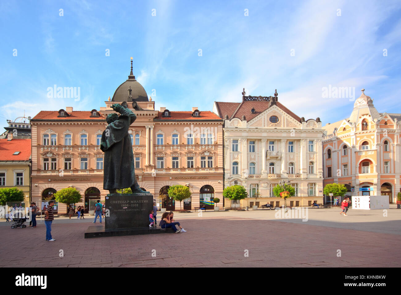 Novi Sad centro città Foto Stock