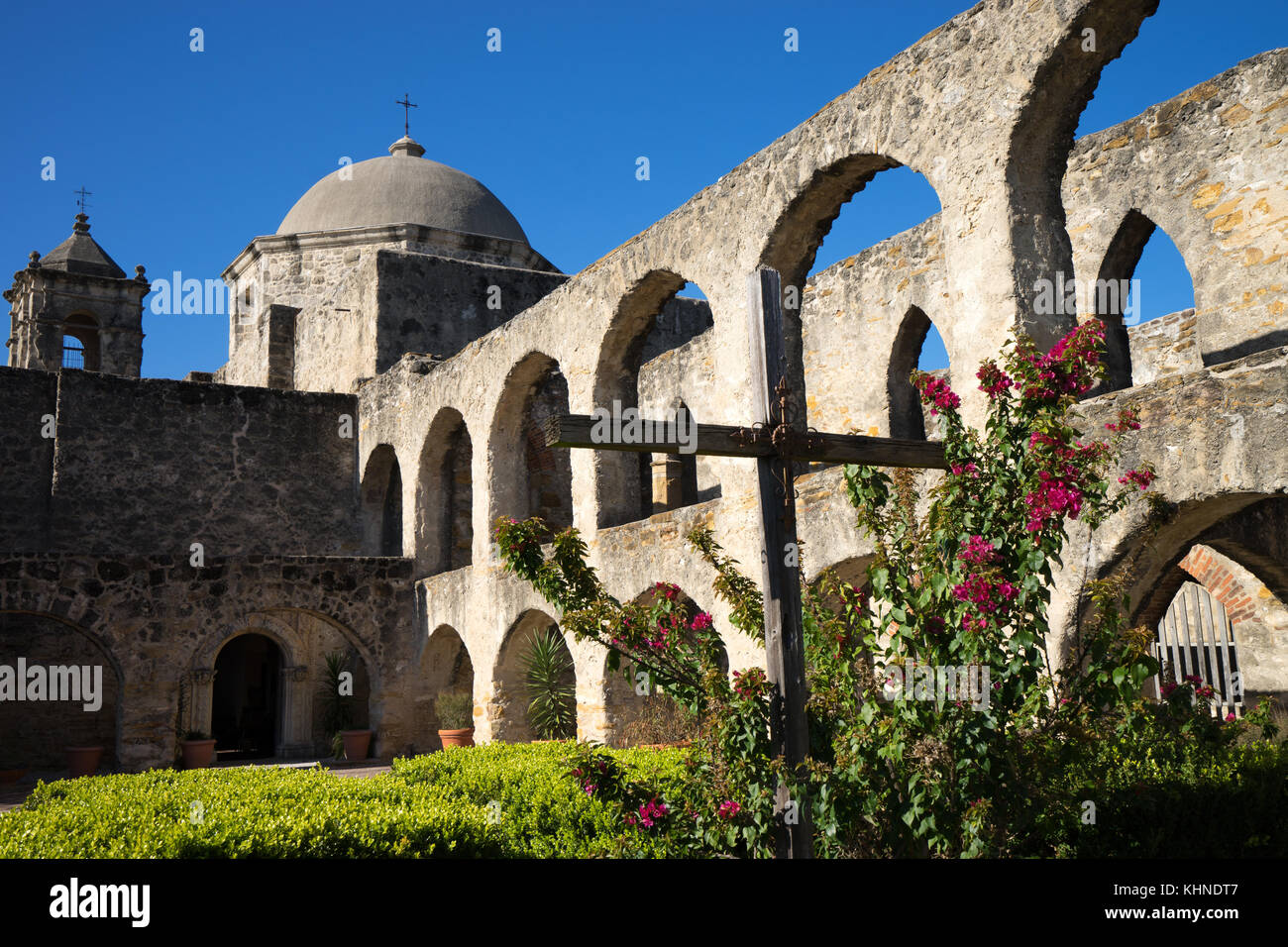San jose la missione di san antonio texas Foto Stock
