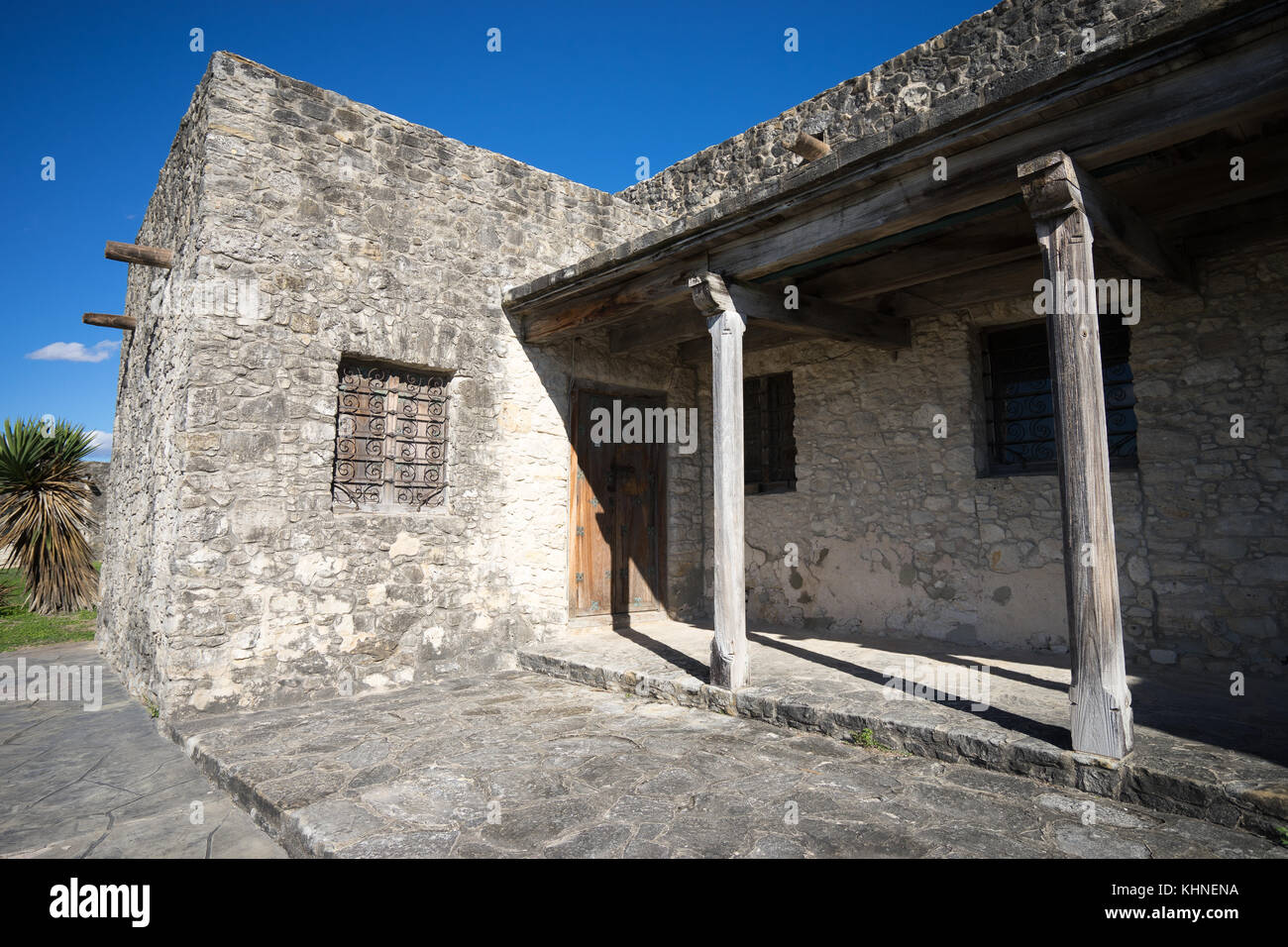 Presidio la Bahia missione fortificata in Goliad Texas Foto Stock