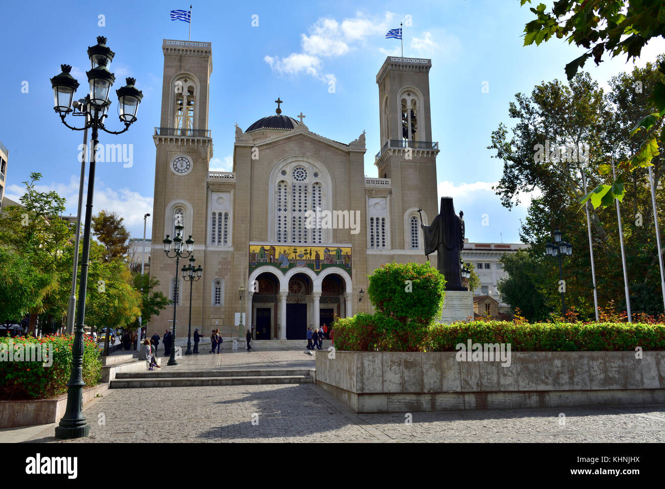 Cattedrale metropolitana dell'Annunciazione, Atene, Grecia Foto Stock