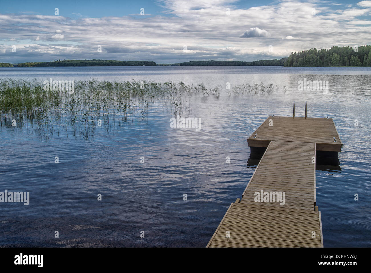 Punkaharju, distretto dei laghi, Finlandia Foto Stock
