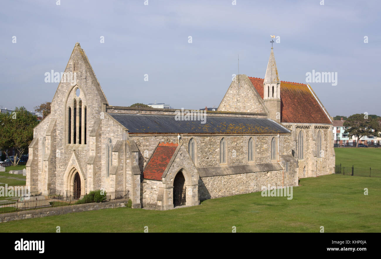 Royal chiesa Garrison, Portsmouth Foto Stock