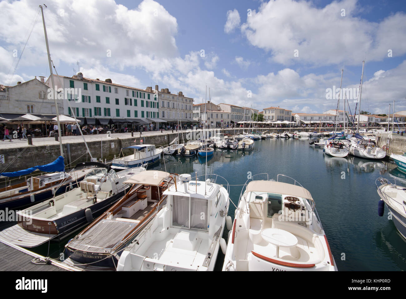 Saint-Martin-de-Ré, il porto. Foto Stock