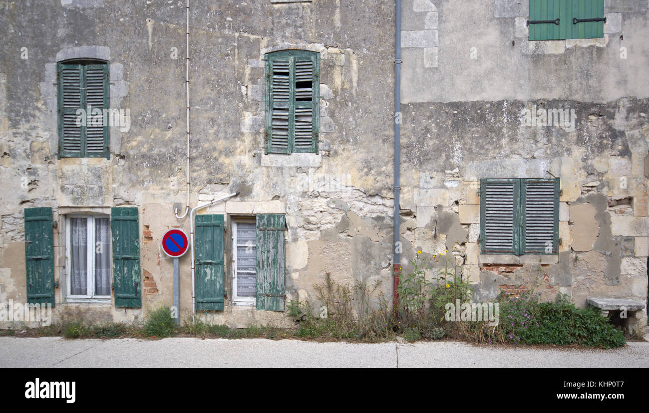 Saint-Martin-de-Ré, vecchi edificio Foto Stock