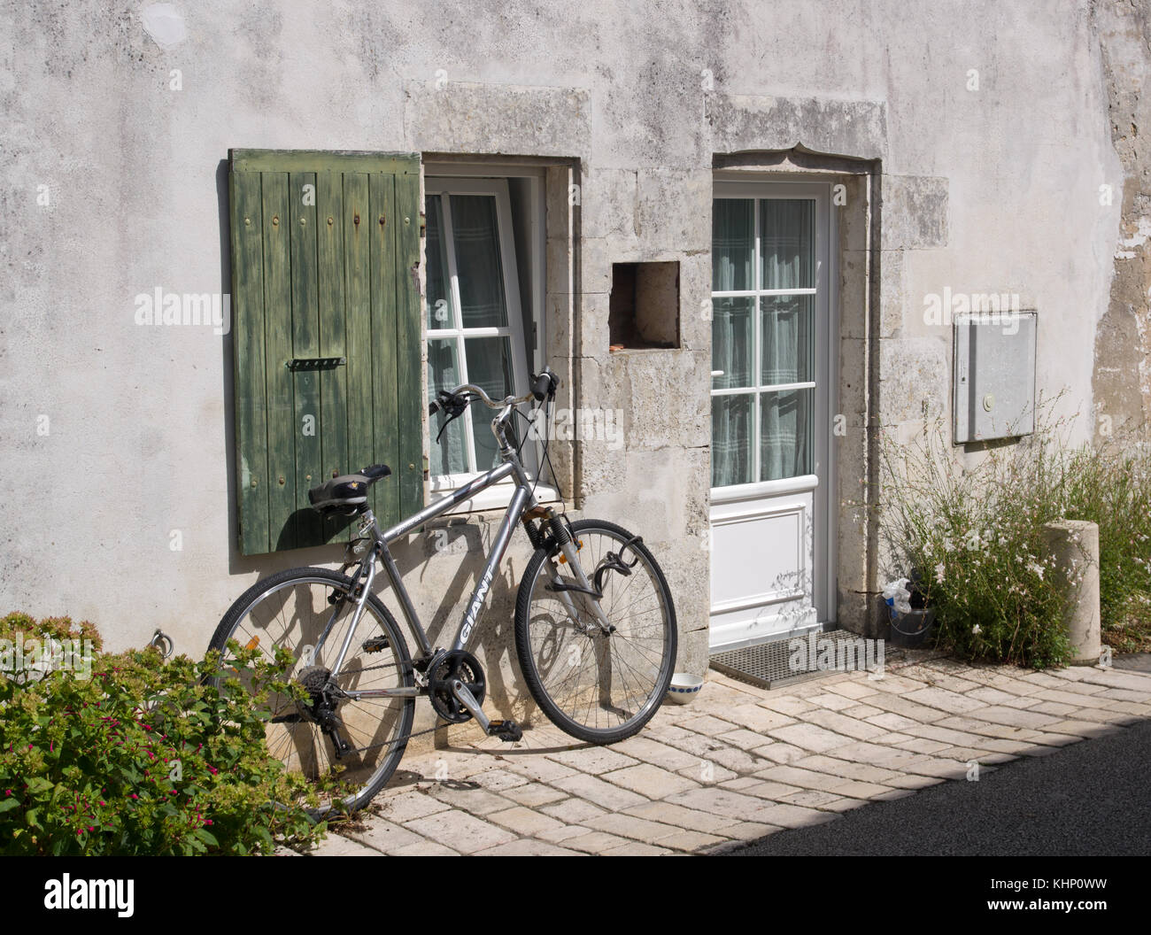 Ars-en-Ré, cottage Foto Stock
