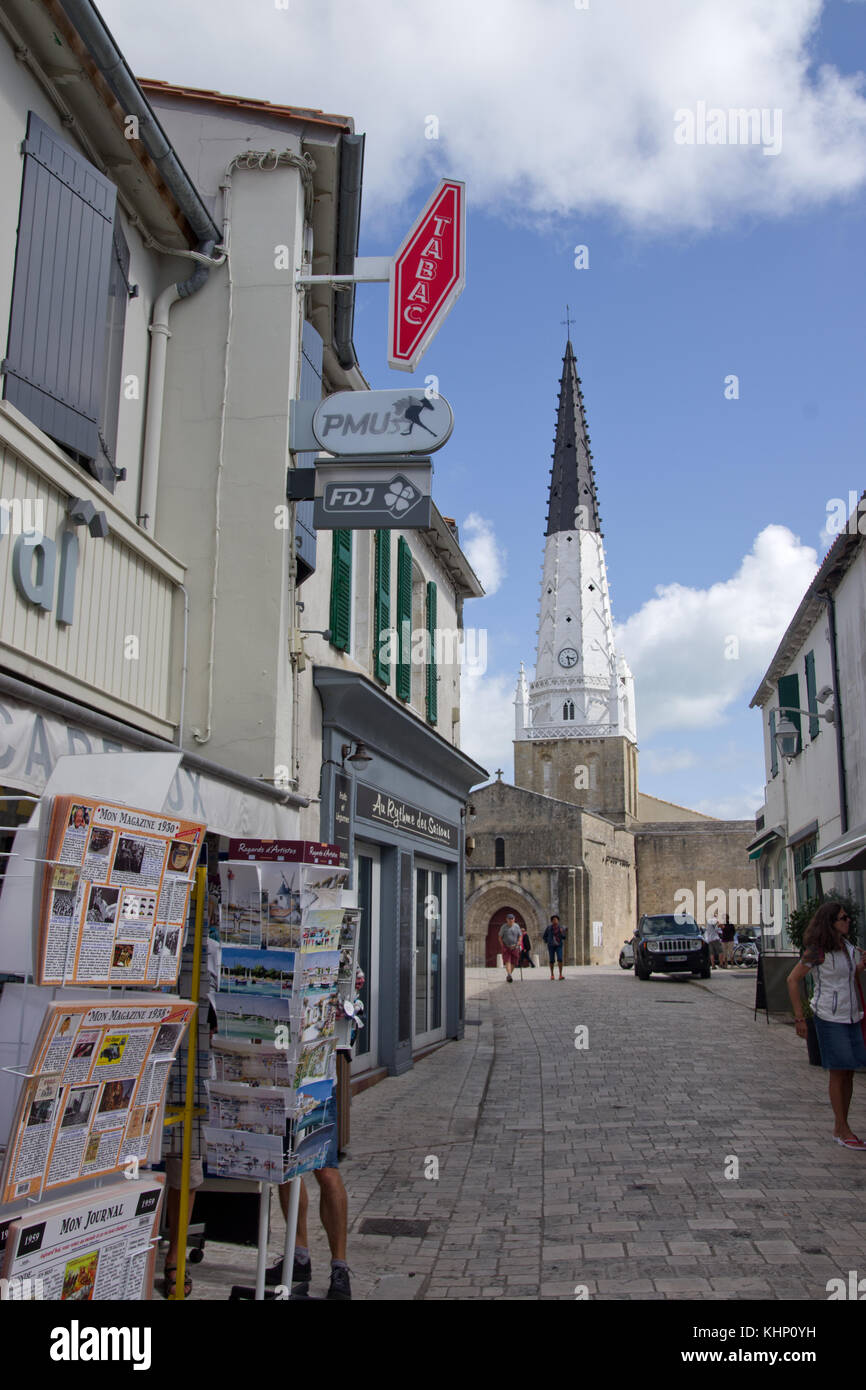 Ars-en-Ré scene di strada Foto Stock
