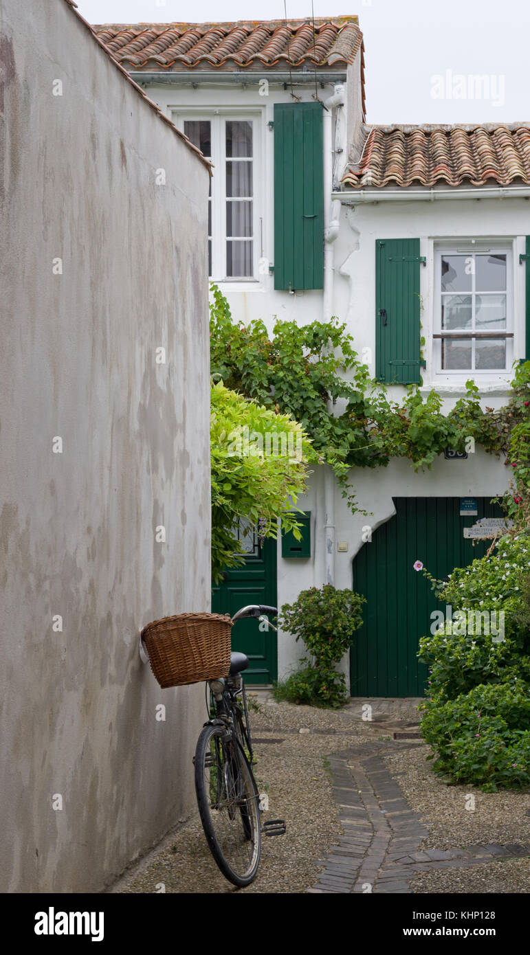 Vicolo La-Courade-sur-Re Foto Stock
