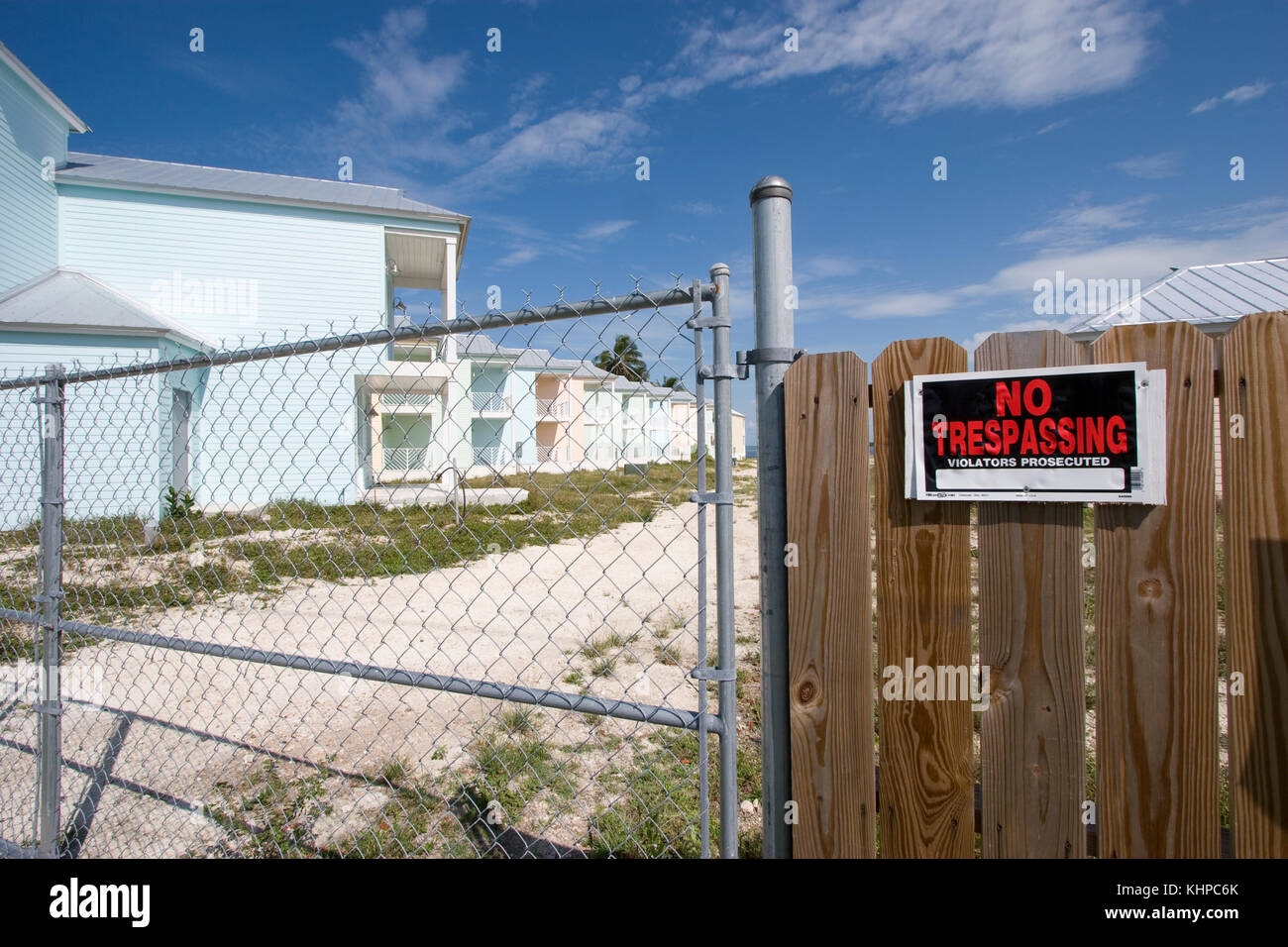 Fallimento sviluppo condominio, Florida 2009, la "Nuova città fantasma' d'America Foto Stock