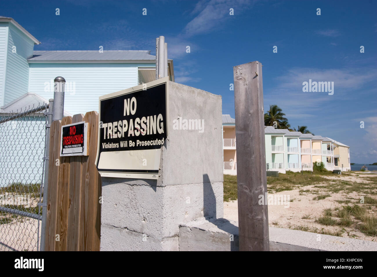 Fallimento sviluppo condominio, Florida 2009, la "Nuova città fantasma' d'America Foto Stock