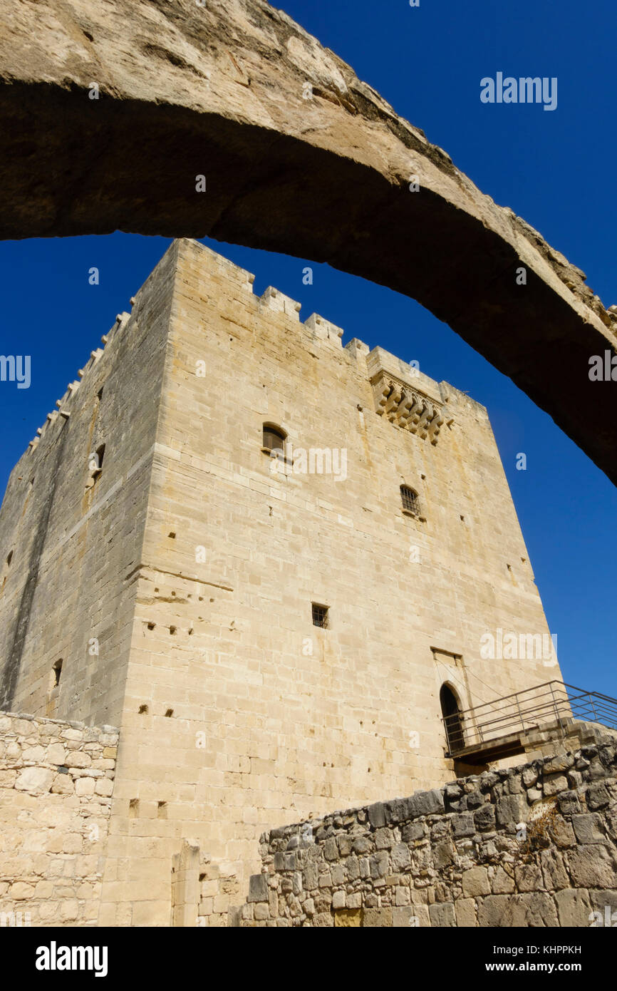 Il Castello di Kolossi, Limassol, Cipro Foto Stock