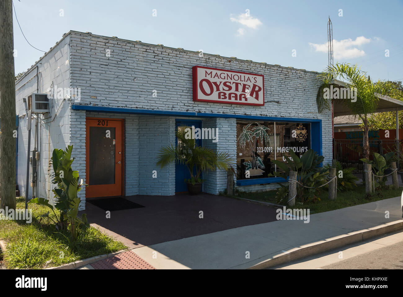 Magnolie Oyster Bar Leesburg, Florida Foto Stock