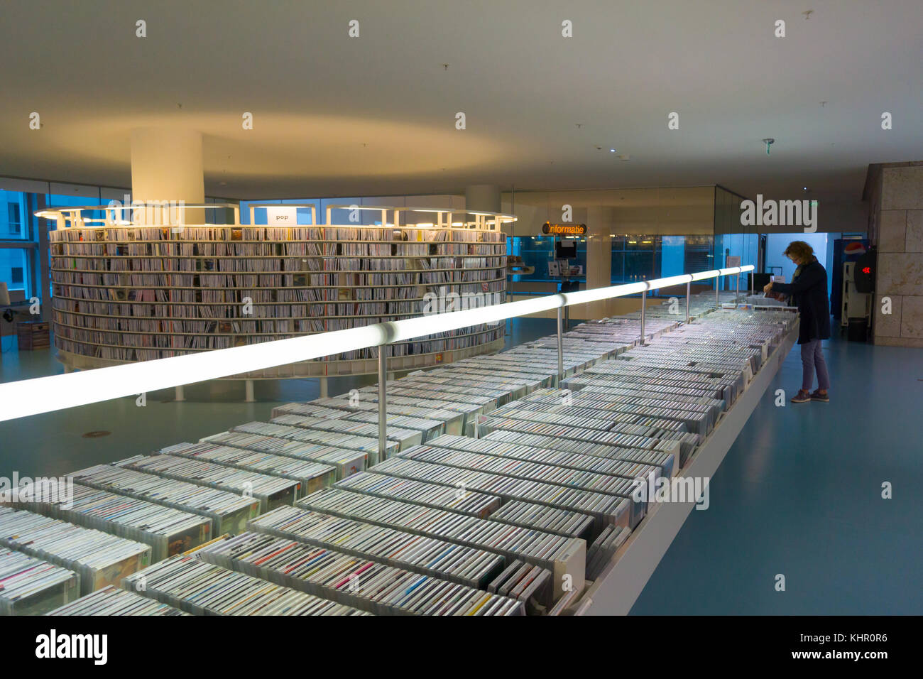 Biblioteca pubblica di Amsterdam Foto Stock