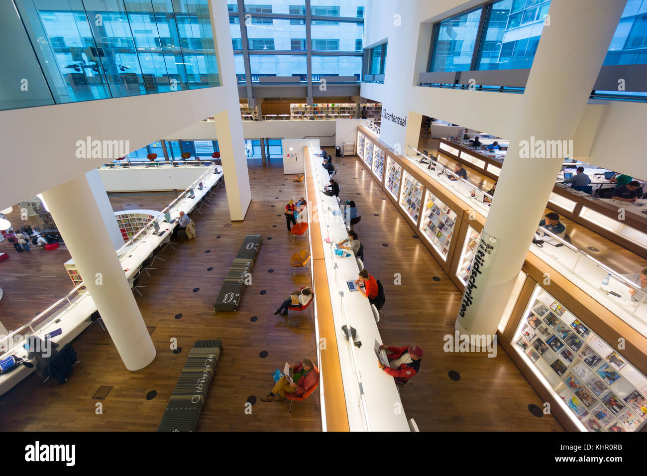 Biblioteca pubblica di Amsterdam Foto Stock