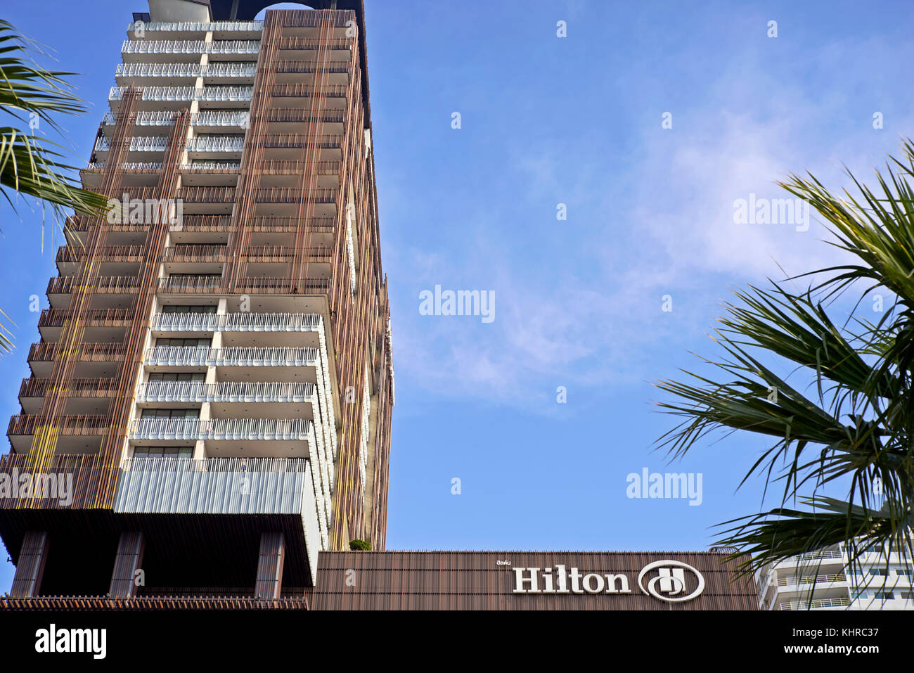 Hilton Hotel di Pattaya, Thailandia, Sud-est asiatico. Foto Stock