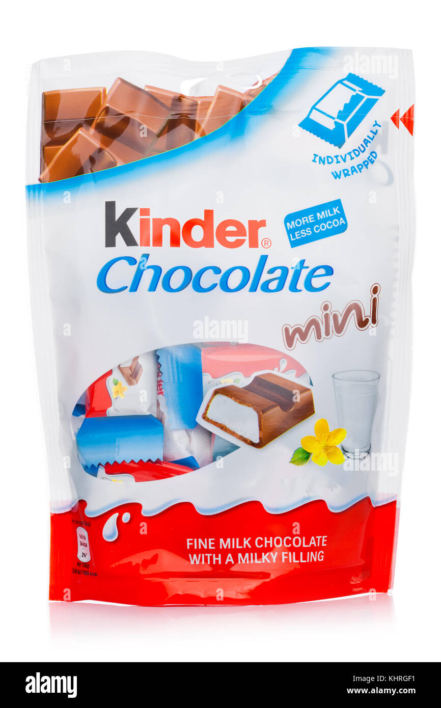 Kinder cioccolato mini Immagini senza sfondo e Foto Stock