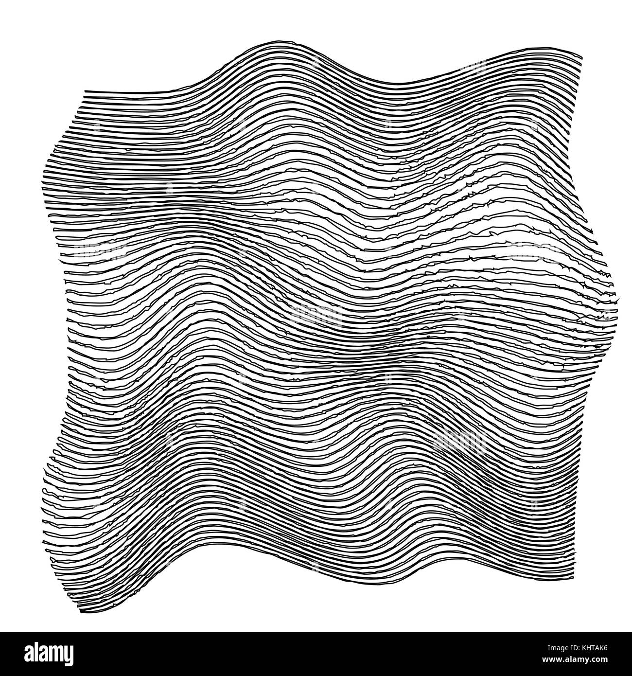 Striscia di onda sullo sfondo Illustrazione Vettoriale