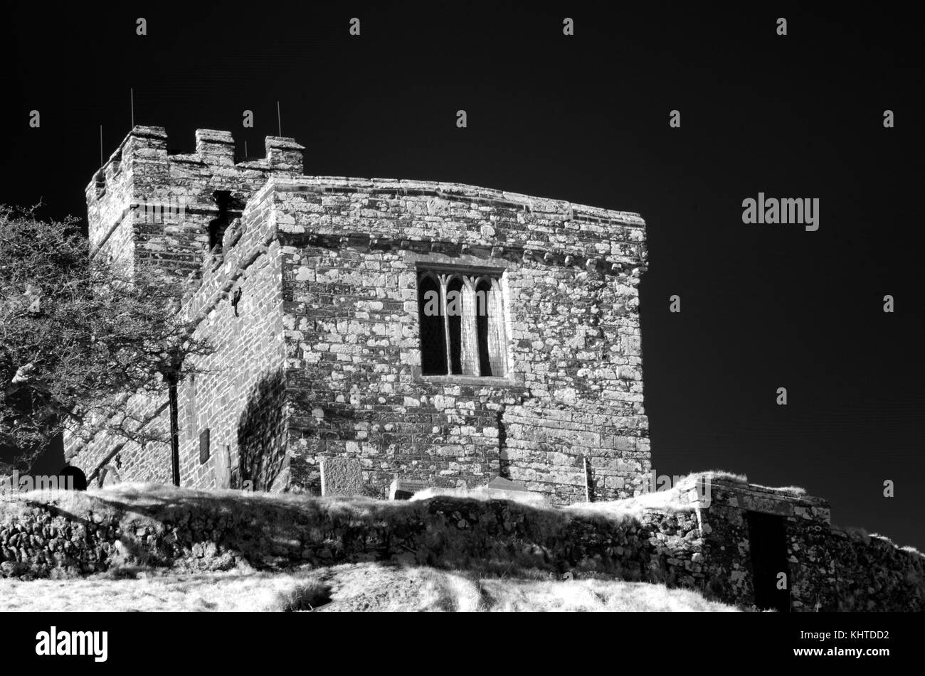 St Michaels Chiesa Brentor, Devon Foto Stock
