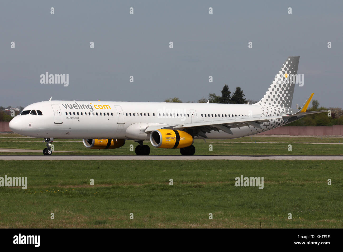 Stoccarda, Germania - Primavera 2017: un airbus aereo all'aeroporto di Stoccarda Foto Stock