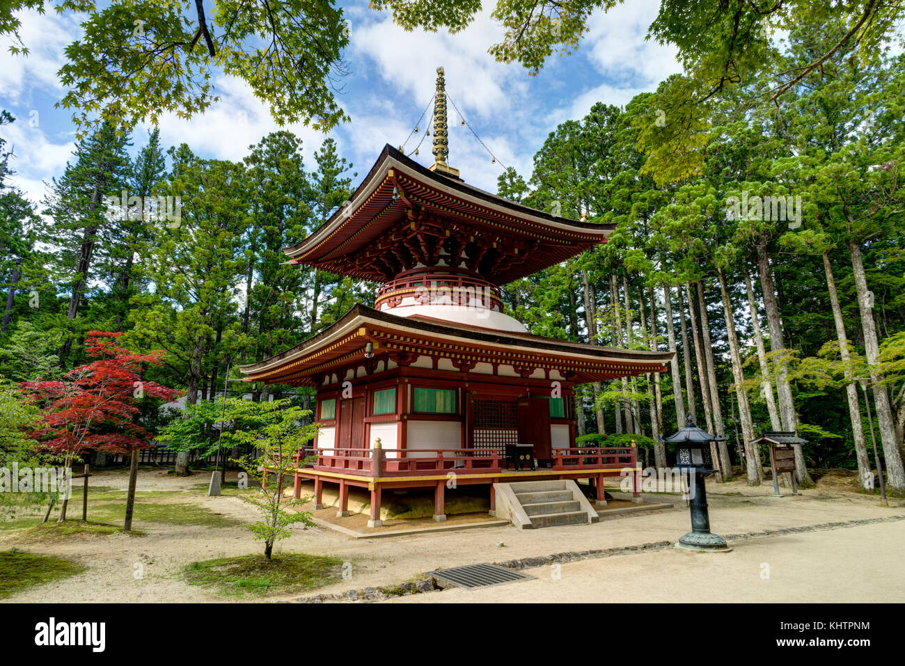 Wakayama Jison-In Tempio Koya San Foto Stock