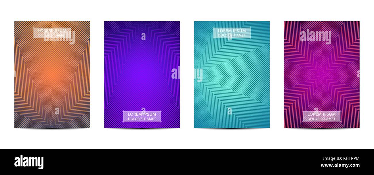 Minimo copre astratta design. Il poster con la grafica dello sfondo. Illustrazione Vettoriale Illustrazione Vettoriale