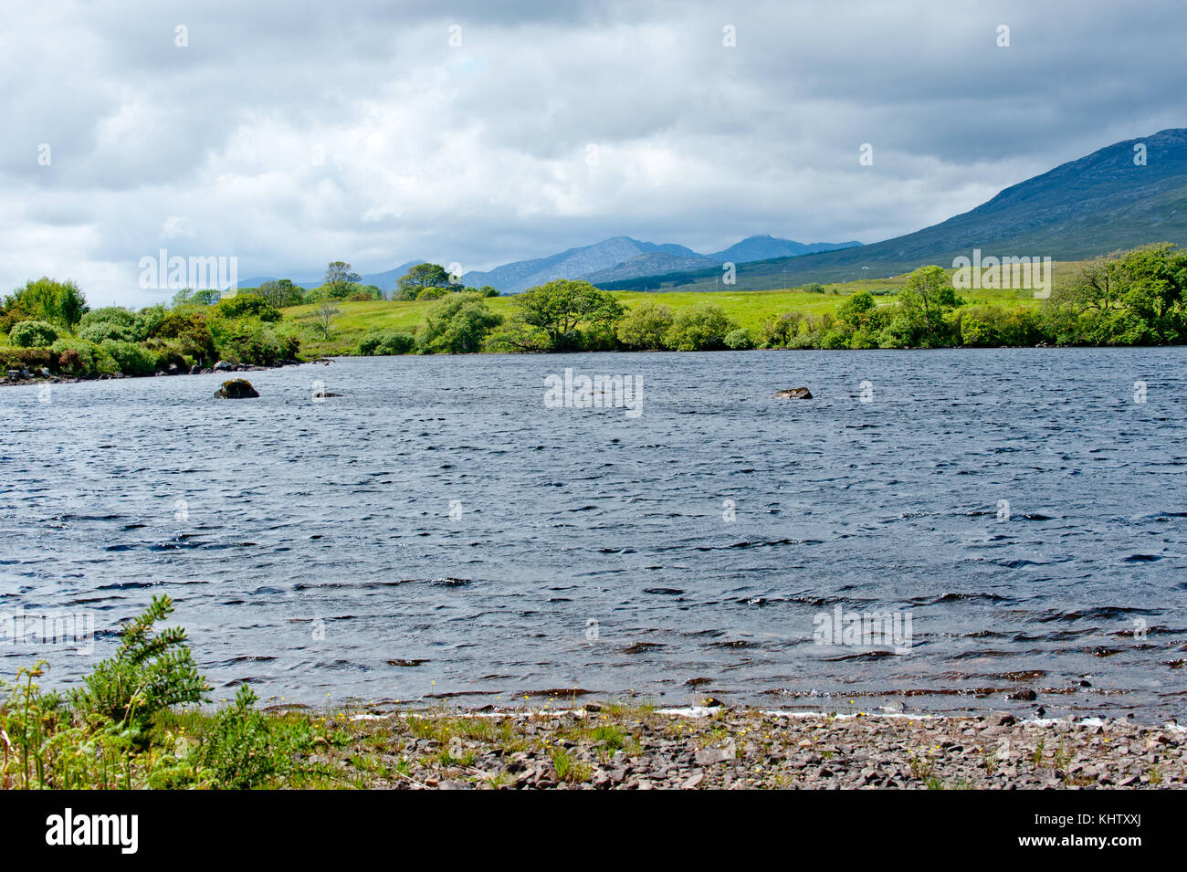 Parco Nazionale del Connemara, co Galway, Irlanda Foto Stock