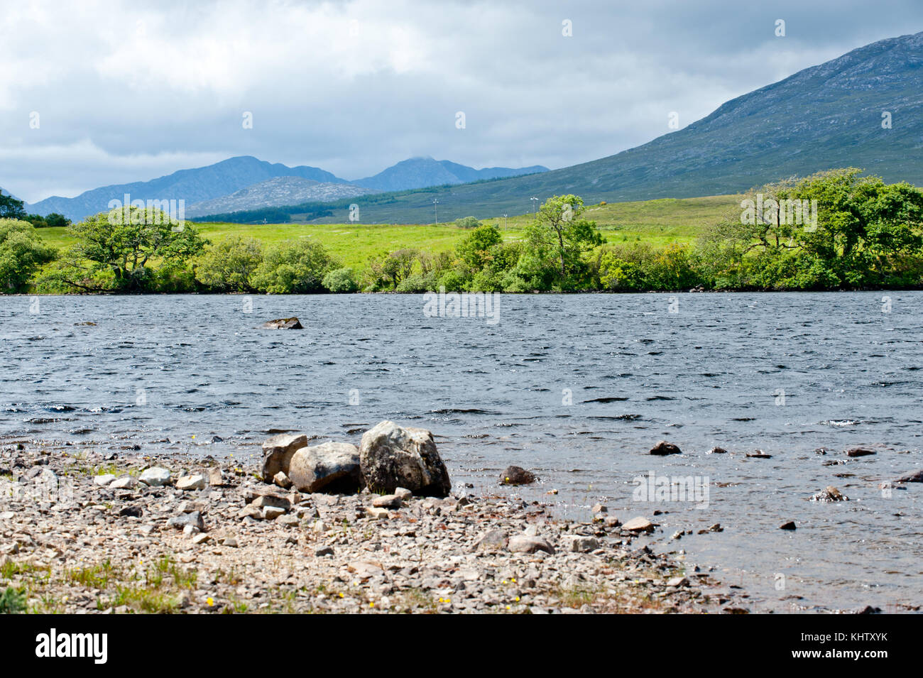 Parco Nazionale del Connemara, co Galway, Irlanda Foto Stock