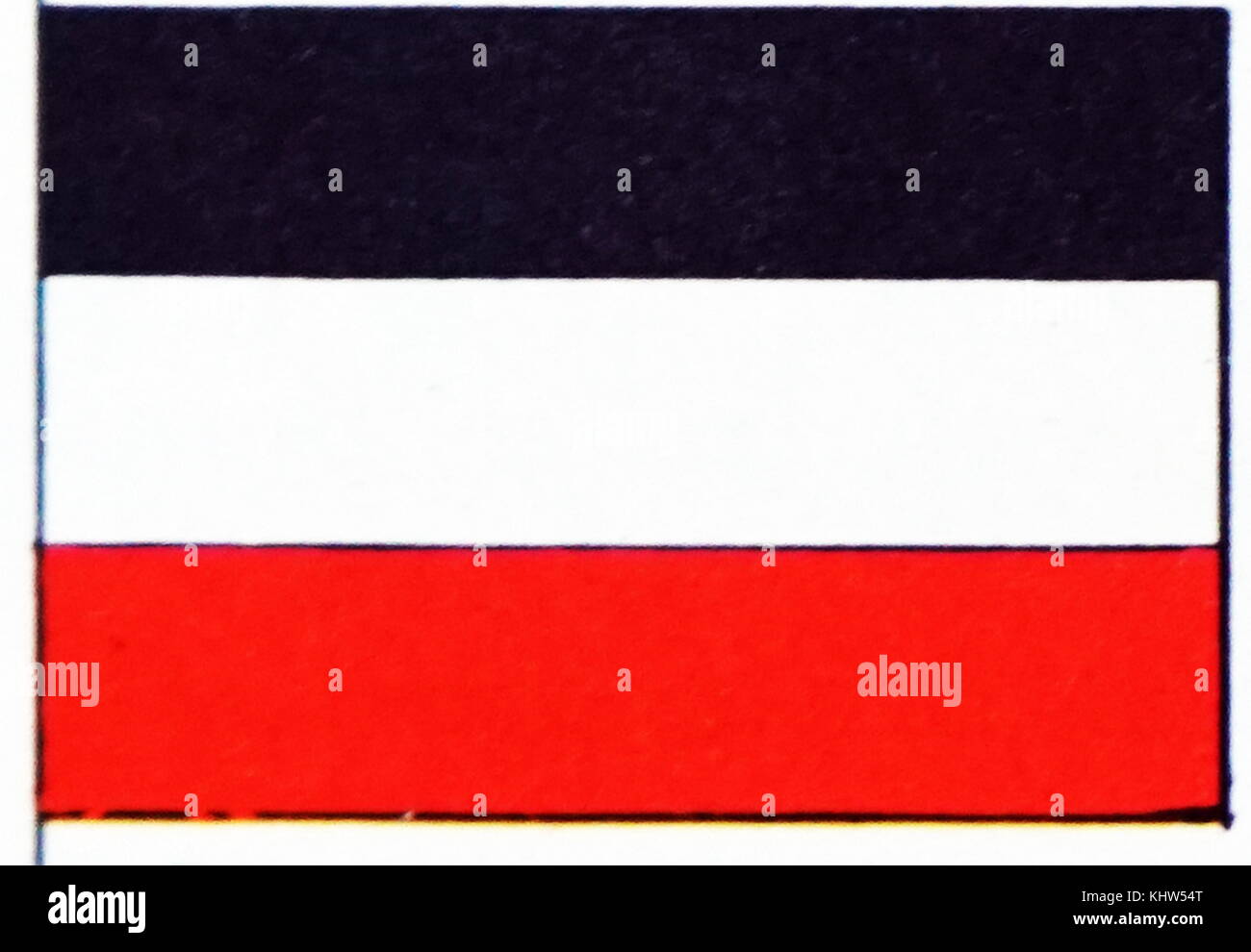 Illustrazione raffigurante la bandiera della Repubblica dell' Alto Volta. In data xx secolo Foto Stock